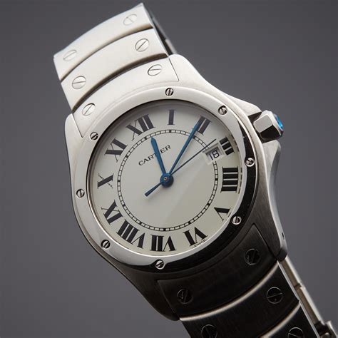 cartier men santos|santos de cartier quartz round.